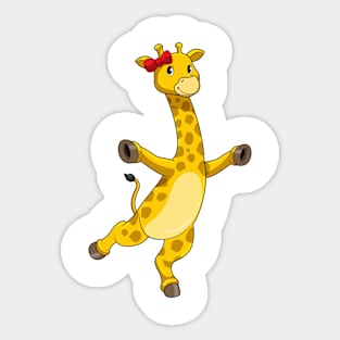 Giraffe with Ribbon Sticker